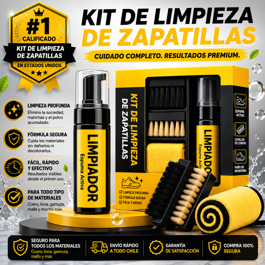 PureStep™ Kit premium limpieza de zapatillas